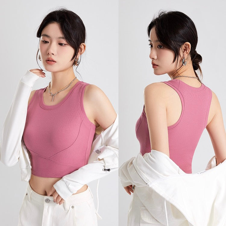 Venetia Built-In Bra Racer Back Top